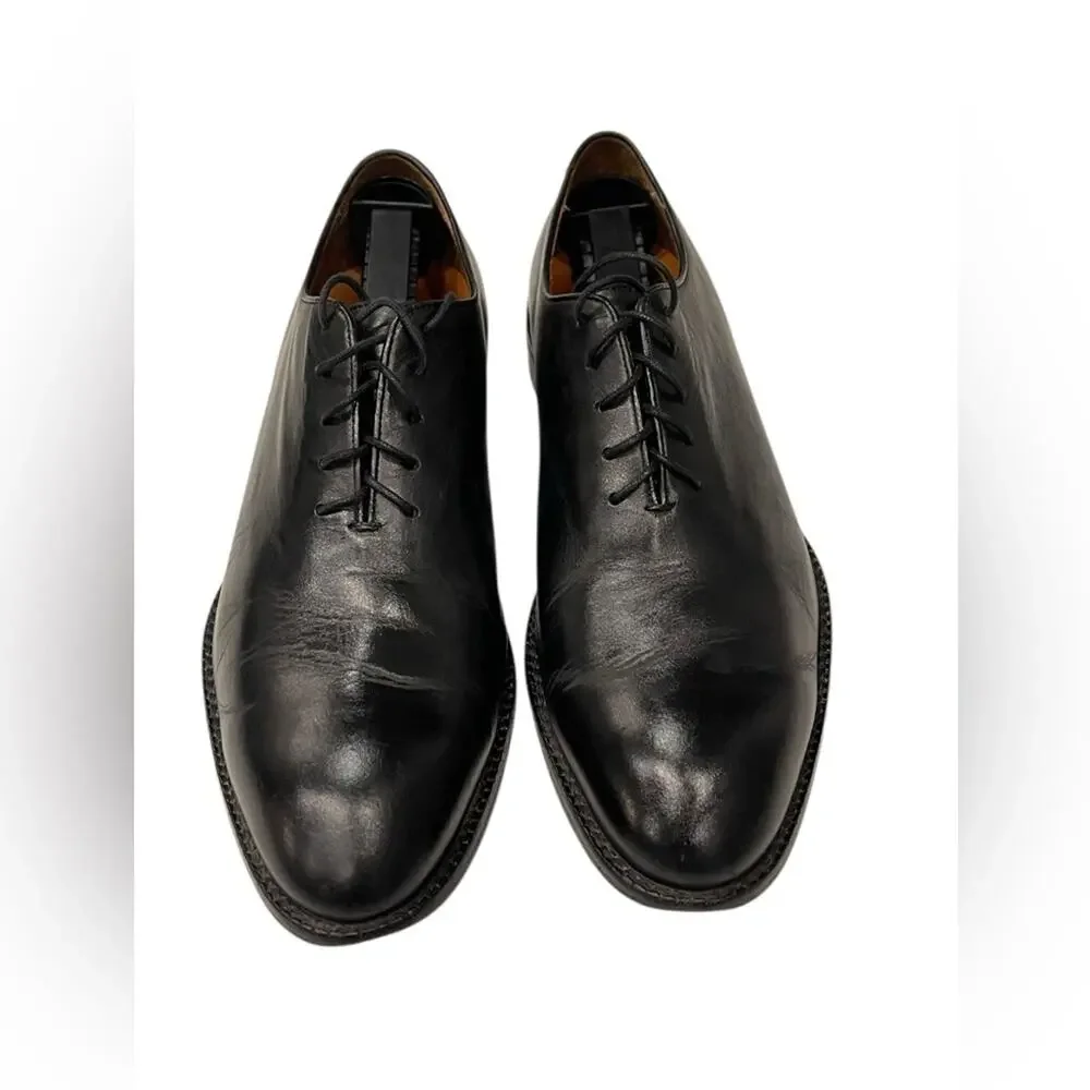 Beckett Simonon full-grain Black Leather Oxfords Shoe Size:9.5